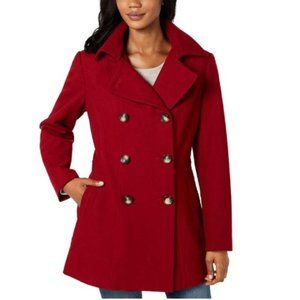 NEW Black Label Red Peacoat | Size M